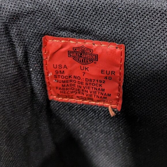 Ladies Harley Davidson Tall  Waterproof Boots With Lace up Back Adjustable Fit - Picture 5 of 12